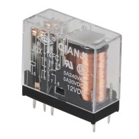 JQX-14FC 2Z DC 12V Coil Mini PCB Power Relay SPDT 6 Pin 1 NO 1 NC 5-Pack