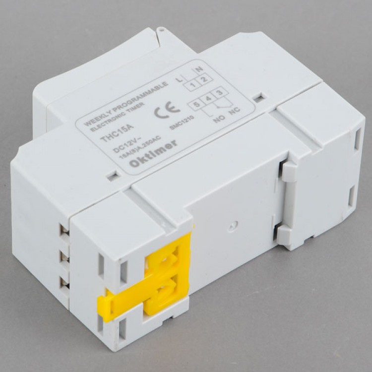 THC15A Digital LCD Weekly Programmable Timer DC 12V 16A Time Relay ...