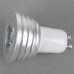 RGB 3W 85-220V LED GU10 Base Type LED Lamp with Remote Controller