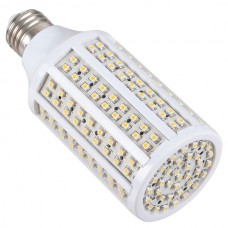 E27 Base 3528 216leds 220v 12W LED Light Bulbs Corn LED Lamp-Warm White