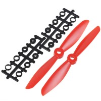 6x4.5" 6045 6045R Counter Rotating Propeller CW/CCW Blade For Quadcopter MultiCoptor-Red