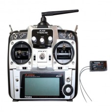 Futaba 10CG T10CG 2.4 GHz FASST Transmitter + R6208SB Receiver TX/RX Radio Set