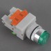 24V Signal Light 1NO 1NC Green Push Press Button Switch