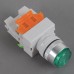 24V Signal Light 1NO 1NC Green Push Press Button Switch Locking Type