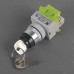 Y090 3 Positions Maintained Key Select Selector Switch Replaces Telemechanique