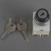 Y090 3 Positions Maintained Key Select Selector Switch Replaces Telemechanique