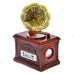 Vintage Gramophone Style Rechargeable MP3 Player Speaker FM Radio USB SD Slot