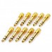 6.35mm Female to 3.5mm Male Audio Jack Adapters 10-Pack