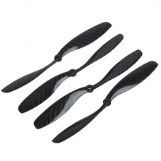 8045 8X4.5 Carbon Fiber Propeller CW/CCW  Prop for QuadCoptor 2 Pairs