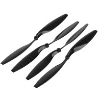 1245 12X4.5 Carbon Fiber Propeller CW/CCW  Prop for QuadCoptor 2 Pairs