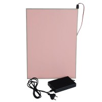 A3 300*420mm EL Panel Sheet Pad Back Light Display Light Up Backlight with Driver-Pink