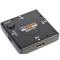 3 Port HDMI Video Selector Switch Switcher Splitter for HDTV PS3 XBOX 360 1080P