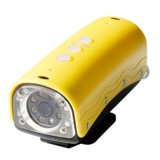 720P Waterproof Sport Action DVR Helmet Camera 20M Underwater Camcorder-Yellow