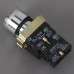 1 N/O XB2BW31B1C Momentary White Flush Pushbutton With 24VDC Pilot Light Lamp