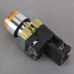 1 N/O XB2BW31B1C Momentary Yellow Flush Pushbutton With 24VDC Pilot Light Lamp