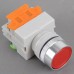 LAY7 (PBCY090)LAY37 Red Pushbutton Switch Flat Push Button