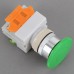 LAY7 (PBCY090)LAY37 Green Pushbutton Switch Mushroom Push Button