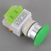 LAY7 (PBCY090)LAY37 Green Pushbutton Switch Mushroom Push Button