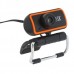 SSK SPC031 USB Webcam PC Camera with MI Black&Orange