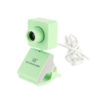SSK SPC024 HD USB Webcam PC Camera USB2.0 Plug and Play-Green