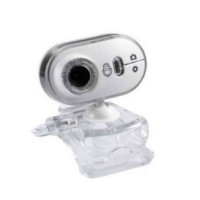 SSK SPC032 Webcam PC Camera with Micro and Speaker 1.3MP-White