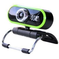 SSK SPC023-U USB Webcam HD PC Camera Computer Camera-Green