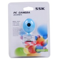 SSK DC-P330 USB PC Webcam USB 2.0 Driverless PC Camera Computer Camera-Blue