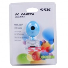 SSK DC-P330 USB PC Webcam USB 2.0 Driverless PC Camera Computer Camera-Blue