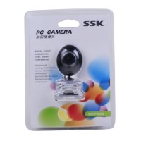 SSK DC-P330 USB PC Webcam USB 2.0 Driverless PC Camera Computer Camera-Black