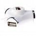 SSK 4 Ports USB Hub Hot Swapping Water Tube Shape SHU012 USB HUB-White