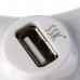 SSK 4 Ports USB Hub Hot Swapping Water Tube Shape SHU012 USB HUB-White