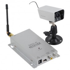 Wireless Camera+Radio AV Receiver Security Camera Set