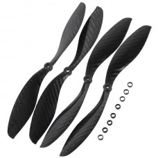 1047 10X4.7 Carbon Fiber Propeller Prop CW/CCW for QuadCoptor 2 Pairs