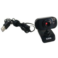 SSK DC-P335 USB PC Webcam Usb 2.0 Camera Driverless Computer Camera-Black