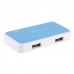 SSK SHU008 4-Port USB Hub High Speed HUB USB-Blue