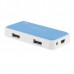 SSK SHU008 4-Port USB Hub High Speed HUB USB-Blue