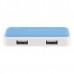 SSK SHU008 4-Port USB Hub High Speed HUB USB-Blue