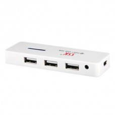 SSK SHU006 High Speed 4 Ports USB2.0 Hub USB HUB (White)