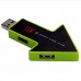 SSK SHU013 High Speed USB HUB 3-Port USB Hub-Green