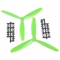 7045 7x4.5" 3-blade Counter Rotating Propeller CW CCW Blade-Green