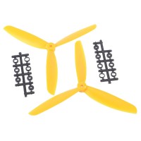 8045 8x4.5" 3-blade Counter Rotating Propeller CW CCW Blade-Yellow