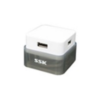 SSK SHU020 High Speed USB HUB 4 Port USB 2.0 HUB USB Extension Device-Grey