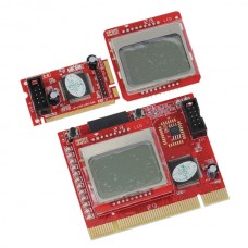 Dual LCD Mini PCI-E PCI LPC Diagnostic Analyzer Post Test Debug Cards for Motherboard