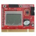 Dual LCD Mini PCI-E PCI LPC Diagnostic Analyzer Post Test Debug Cards for Motherboard