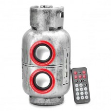 Gas Jar Style MP3 Player Speaker with Remote Controller