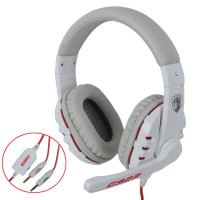 Somic G923 Vogue 3.5MM Headset Earphone Headphone with Microphone (white)