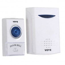 Wireless Doorbell 3VDC Smart Door Bell Alarm V006A 2*AA Batteries