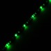 30cm 27 SMD LED Strobe Flash Decoration Strip Flexible Light Bar-Green