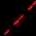 30cm 42 SMD LED Strobe Flash Decoration Strip Flexible Light Bar-Red