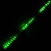 30cm 42 SMD LED Strobe Flash Decoration Strip Flexible Light Bar-Green
